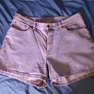 Lee Riveted blue jean shorts size 14M